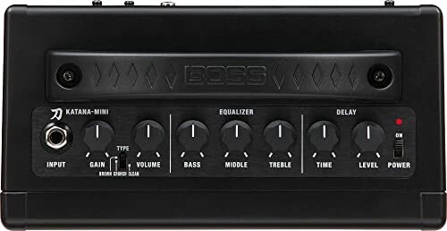 Boss Katana Mini guitar amplifier with control knobs